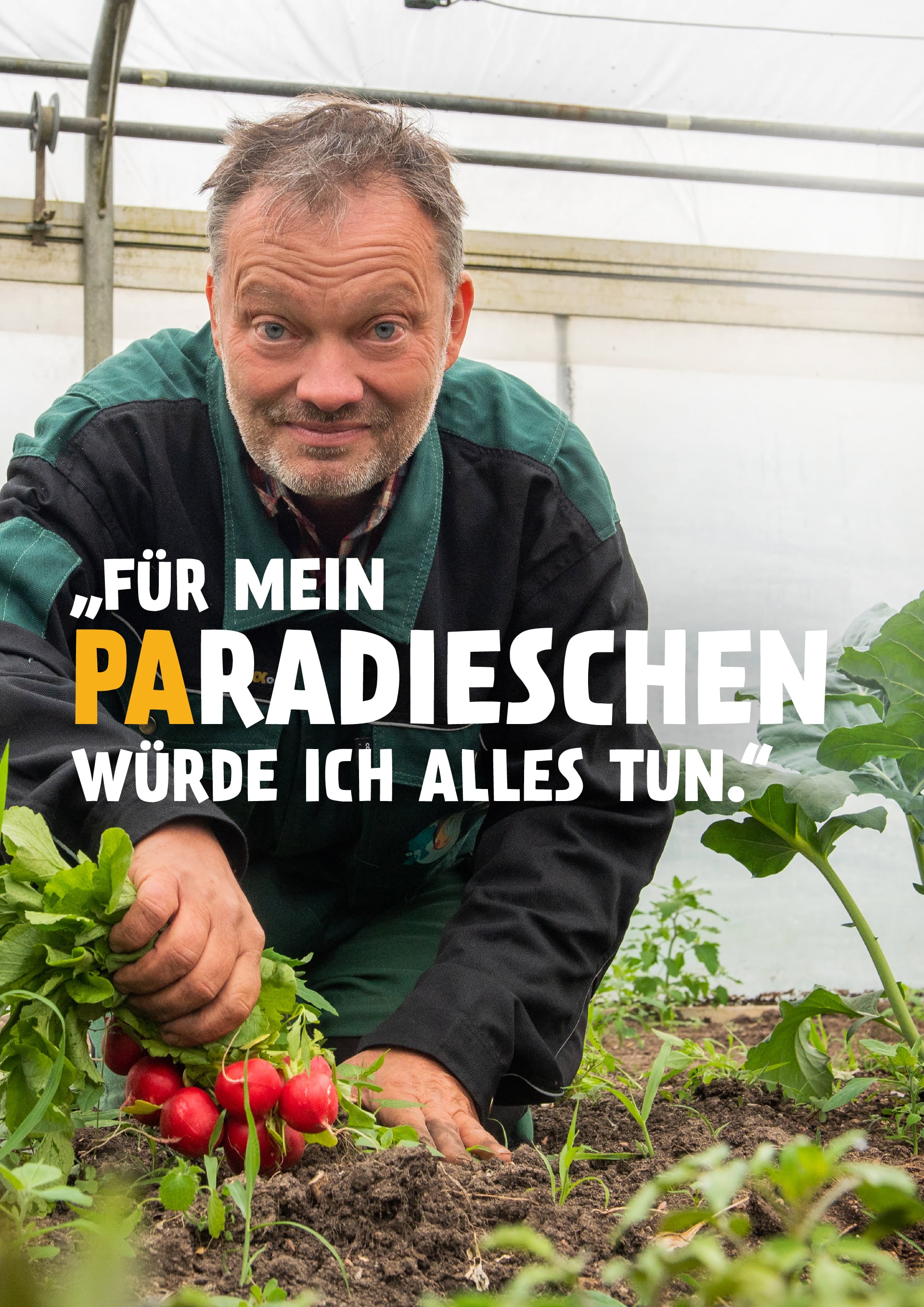 Kampagne "Für mein Paradieschen würde ich alles tun"