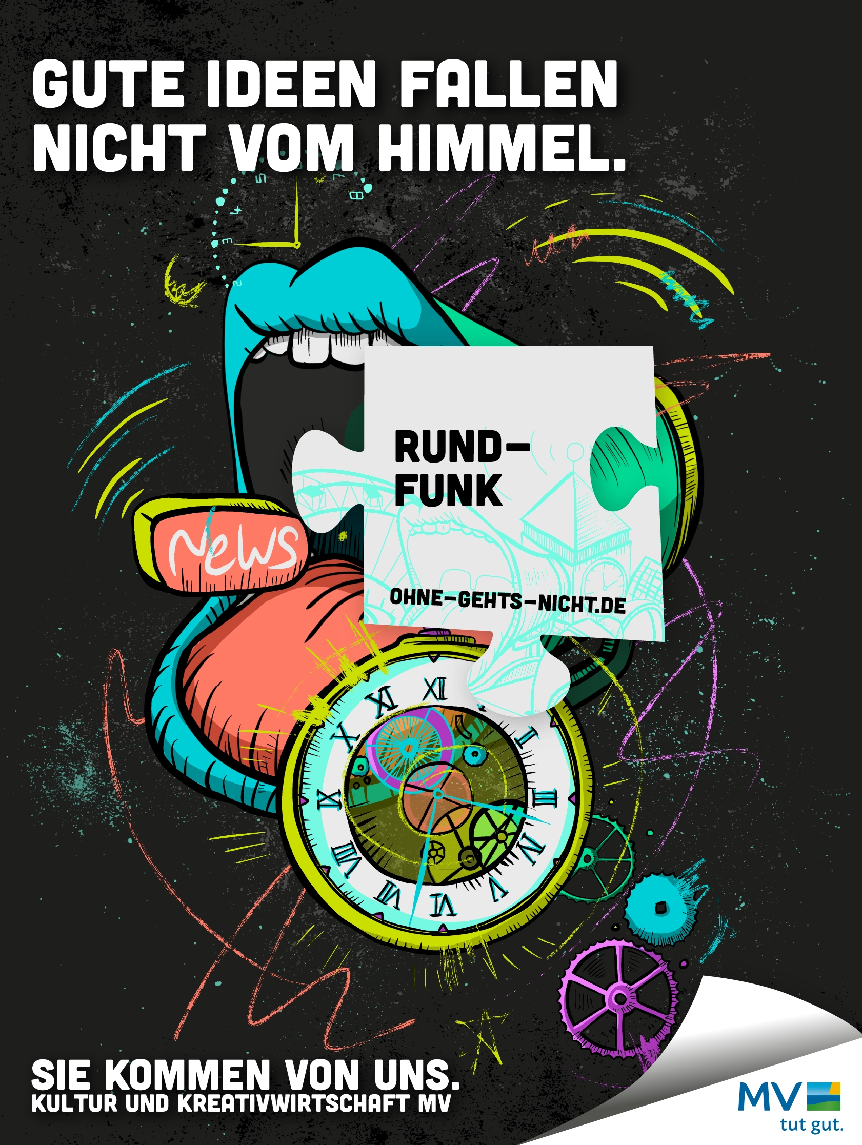 KKW neu Plakate Rundfunk